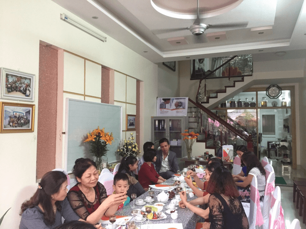 Bữa tiệc nhỏ được tổ chức