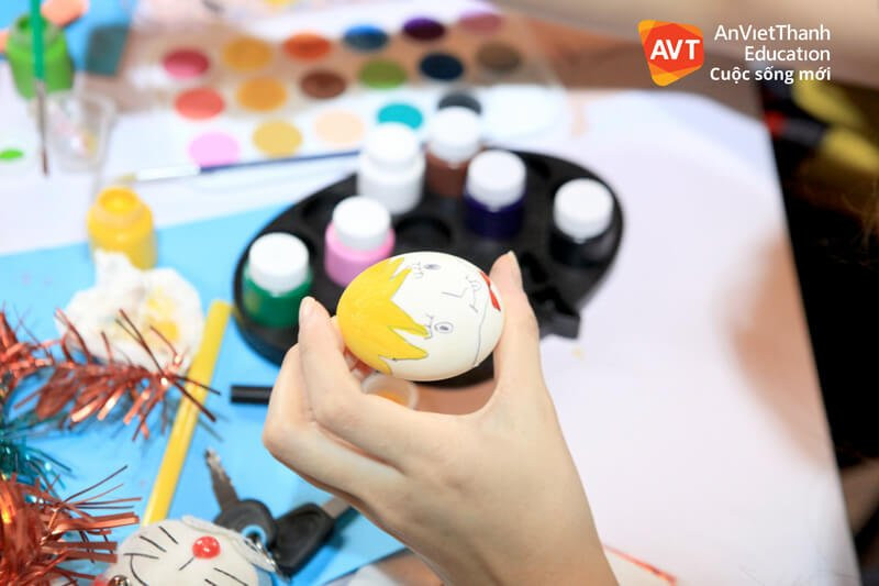 Tuyệt tác "trứng tóc vàng" của một bạn học viên khéo tay