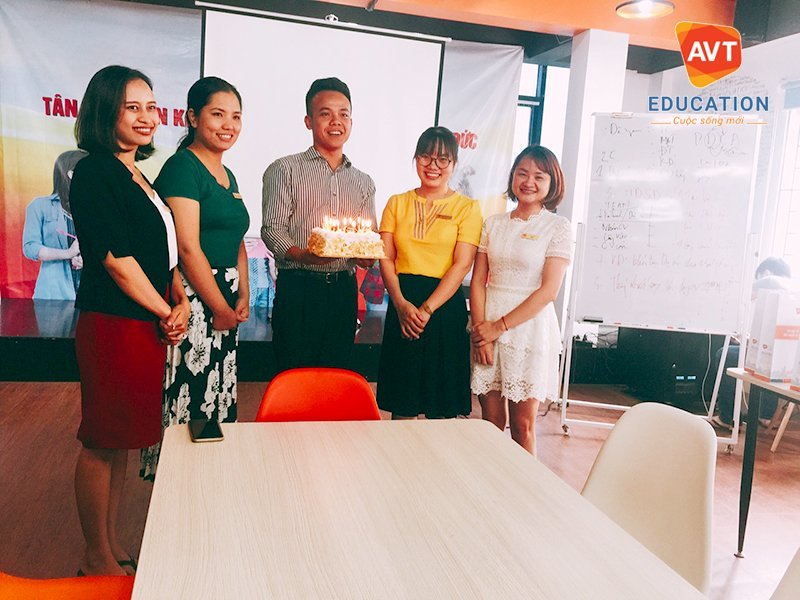 Các CBNV AVT Education có sinh nhật trong tháng 7
