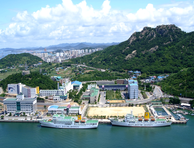 Khuôn viên trường Đại học Mokpo Hàn Quốc