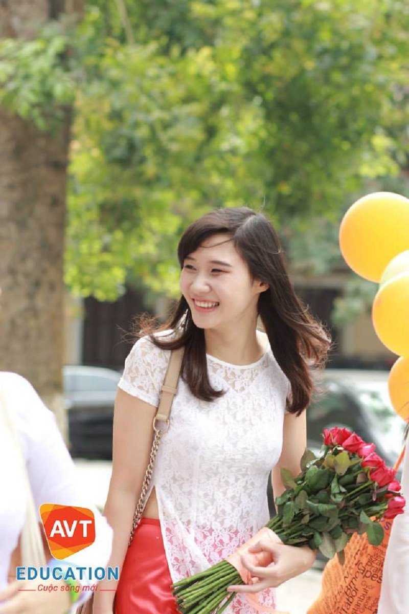 Nụ cười đặc trưng của cô Ngọc