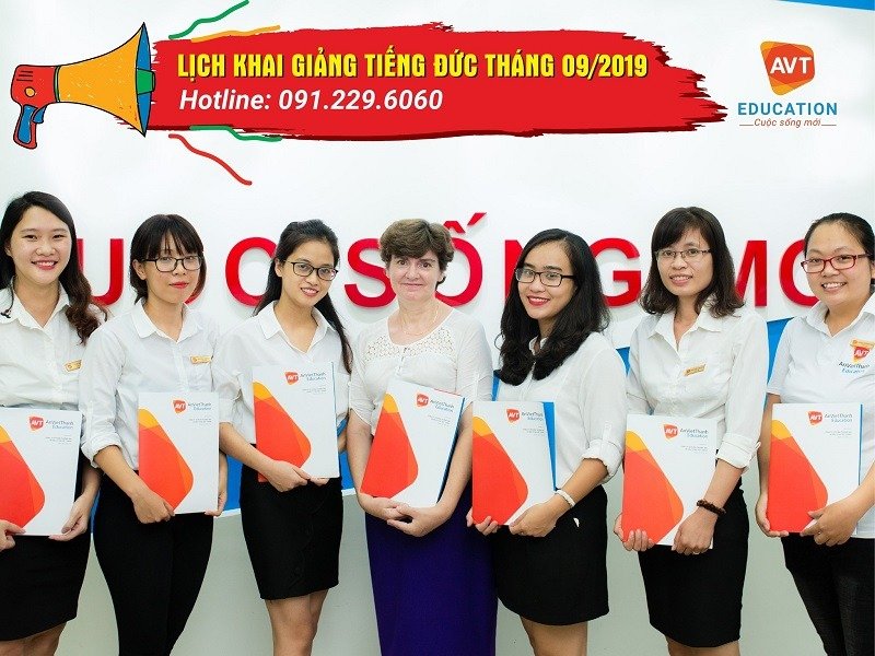 Lịch khai giảng tiếng Đức tháng 9/2019 tại AVT Education