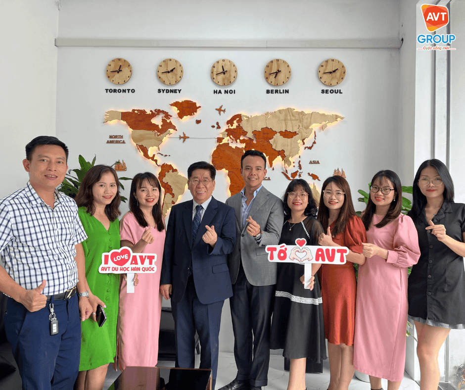 AVT Group đón tiếp đại dện 3 trường hàng đầu Hàn Quốc