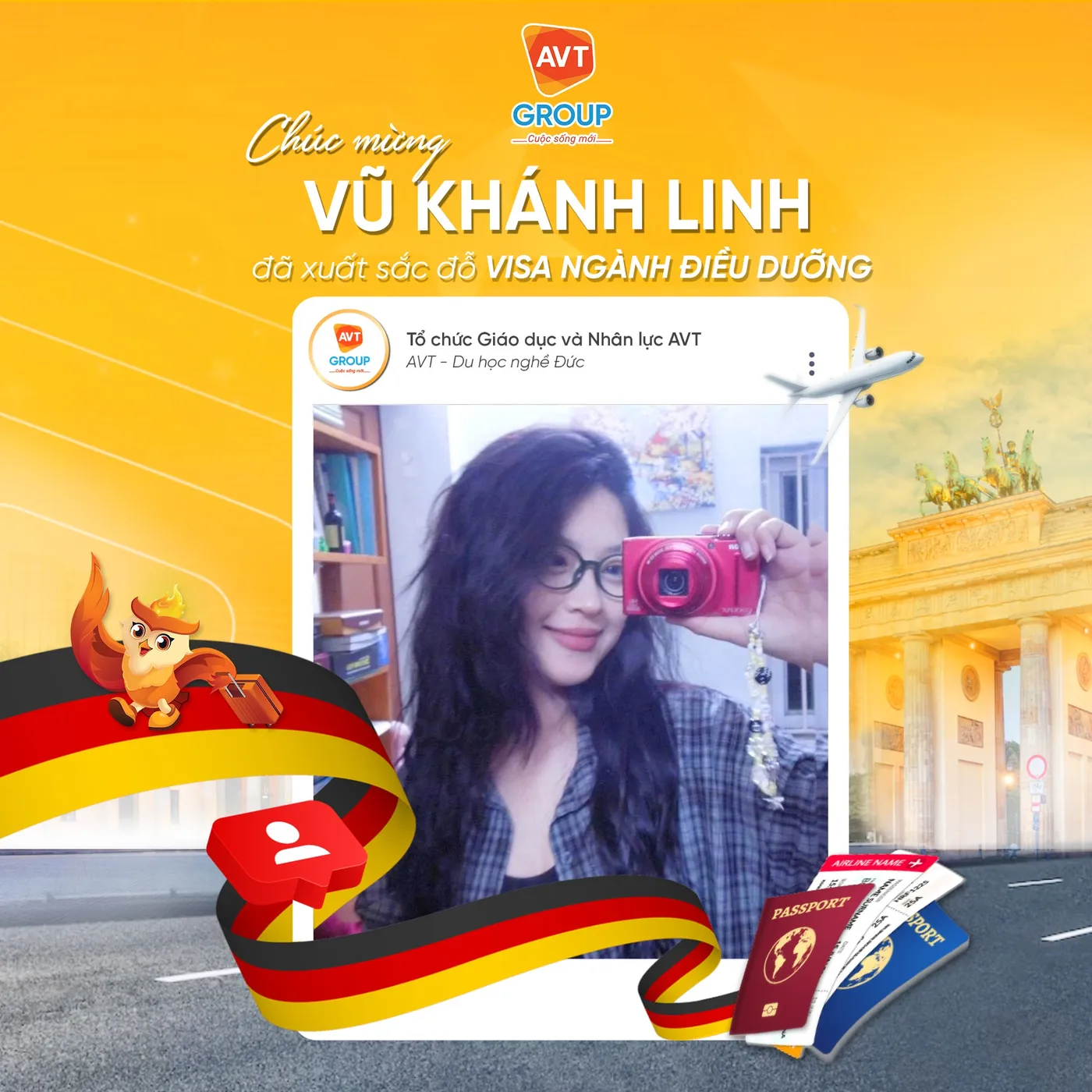 Vũ Khánh Linh - Chuyên viên Điều dưỡng tại Frankfurt