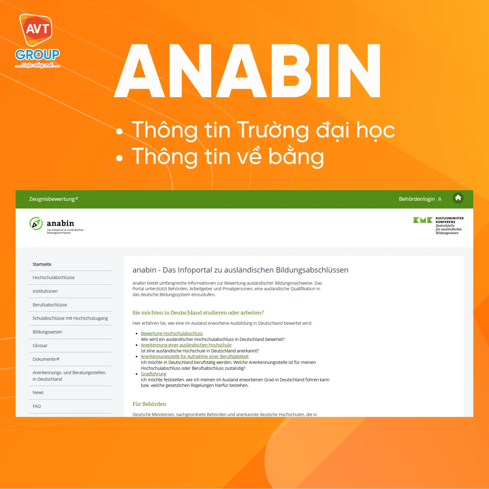 Anabin là gì? Cách tự kiểm tra trường và bằng trên Anabin 2 anabin-la-gi-1