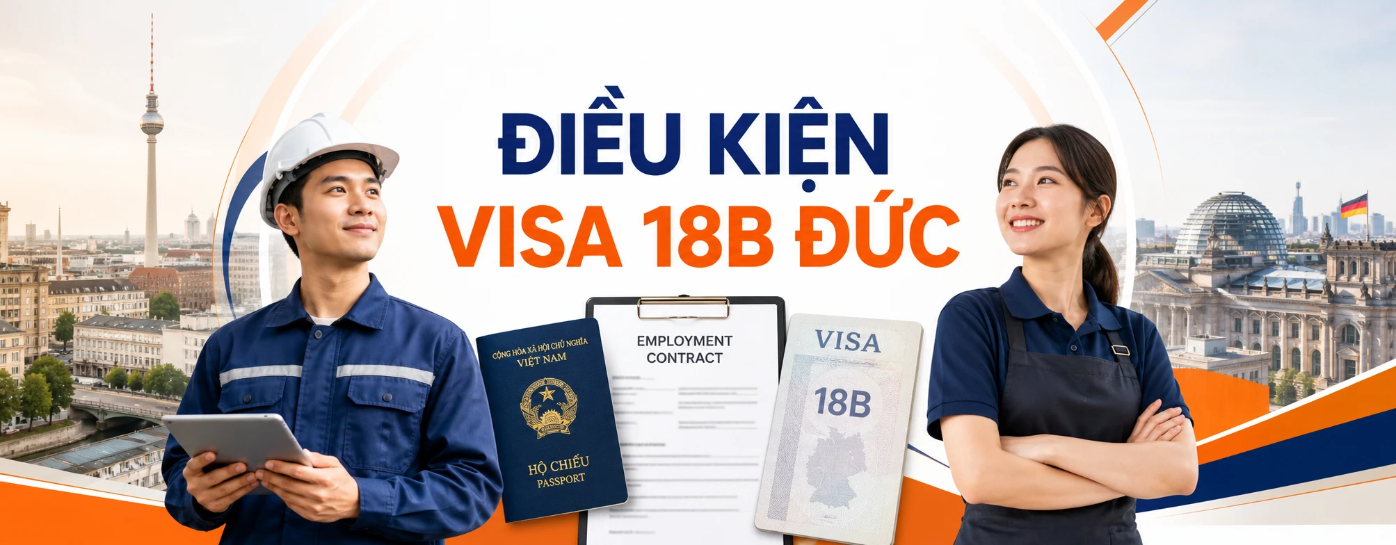 Điều kiện visa 18B Đức
